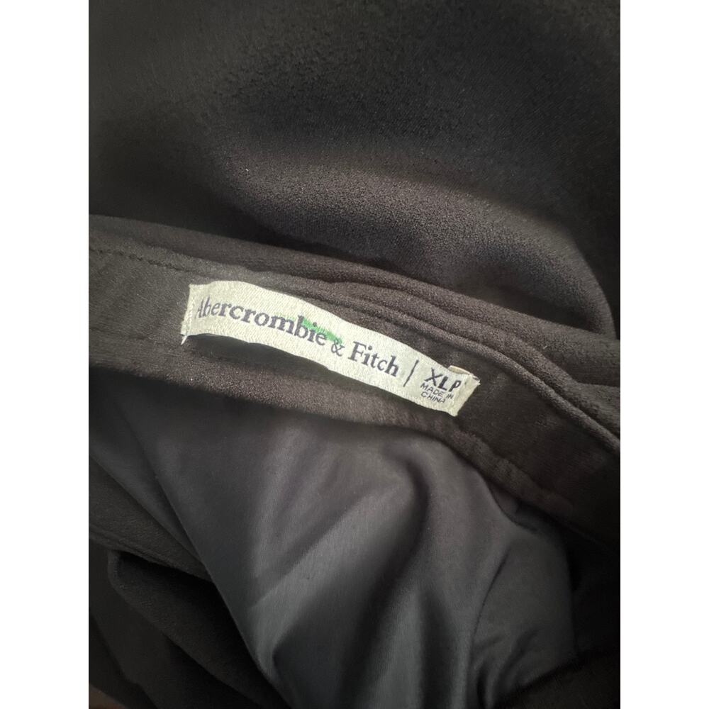 Abercrombie & Fitch Black Midi Skirt Womens XL Petites Career Skirt Minimalist - Picture 4 of 6